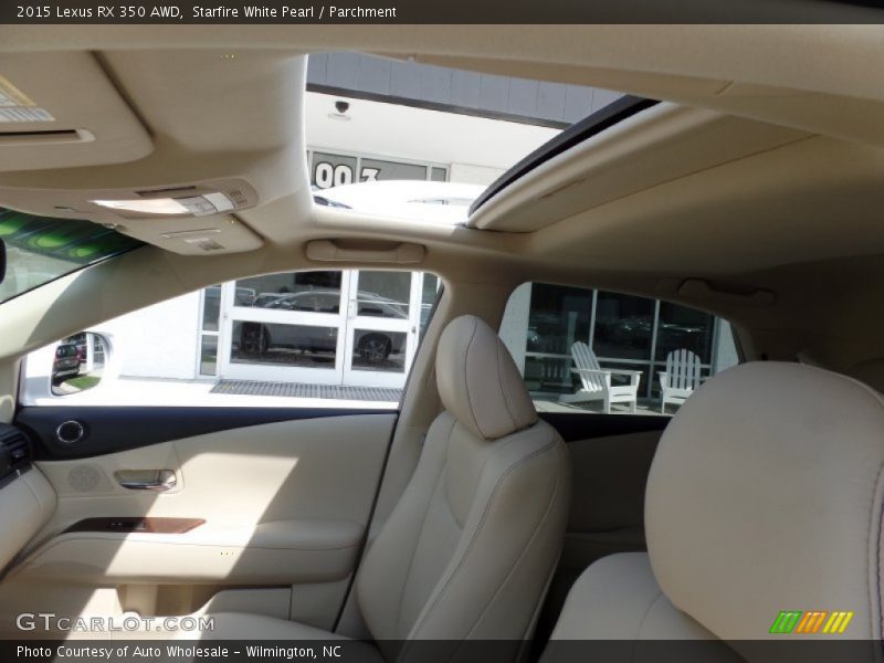 Starfire White Pearl / Parchment 2015 Lexus RX 350 AWD