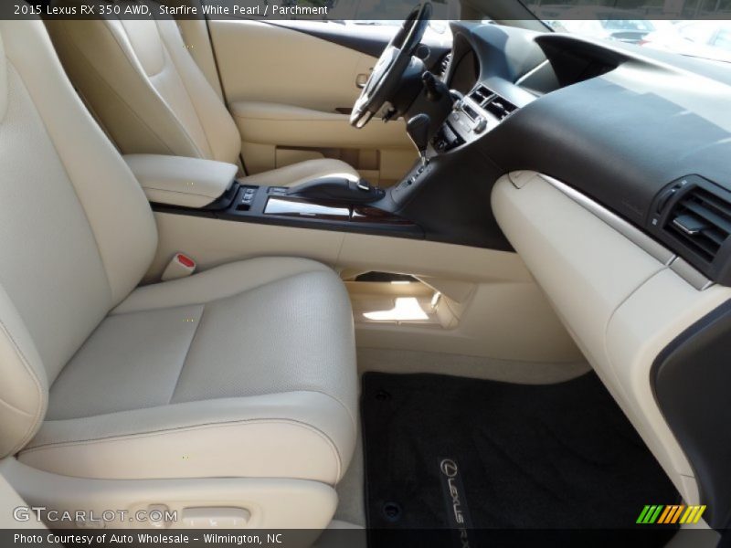 Starfire White Pearl / Parchment 2015 Lexus RX 350 AWD