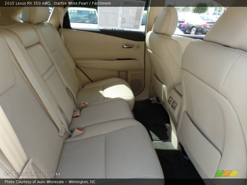 Starfire White Pearl / Parchment 2015 Lexus RX 350 AWD