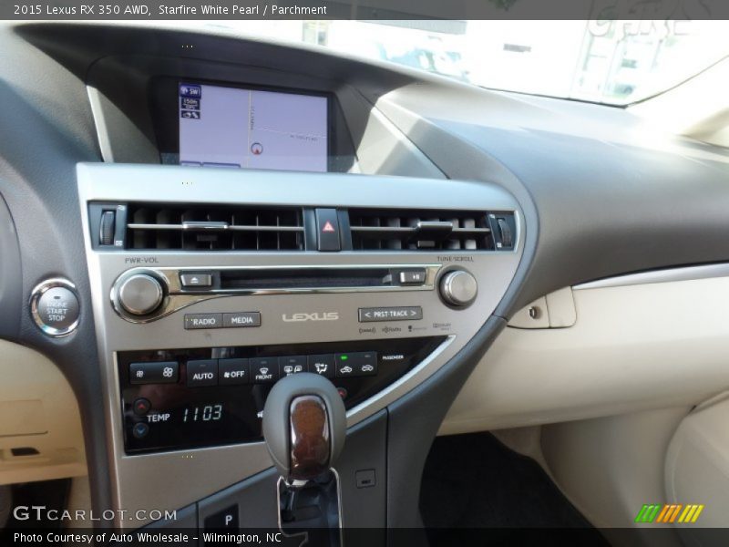 Starfire White Pearl / Parchment 2015 Lexus RX 350 AWD