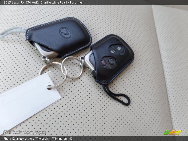 Starfire White Pearl / Parchment 2015 Lexus RX 350 AWD