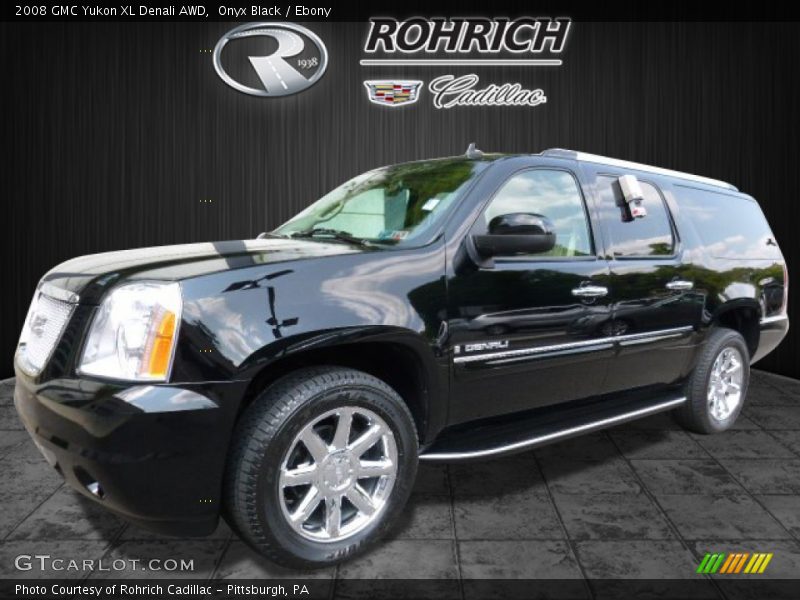 Onyx Black / Ebony 2008 GMC Yukon XL Denali AWD