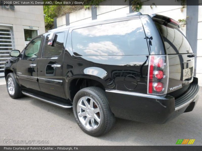 Onyx Black / Ebony 2008 GMC Yukon XL Denali AWD