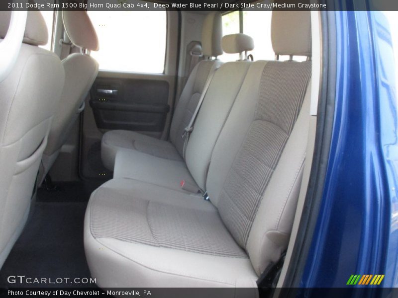 Deep Water Blue Pearl / Dark Slate Gray/Medium Graystone 2011 Dodge Ram 1500 Big Horn Quad Cab 4x4
