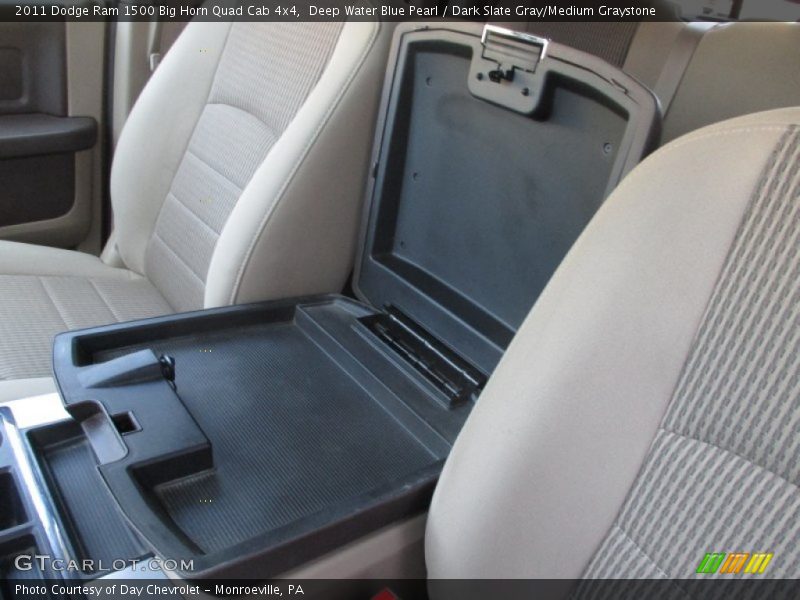 Deep Water Blue Pearl / Dark Slate Gray/Medium Graystone 2011 Dodge Ram 1500 Big Horn Quad Cab 4x4