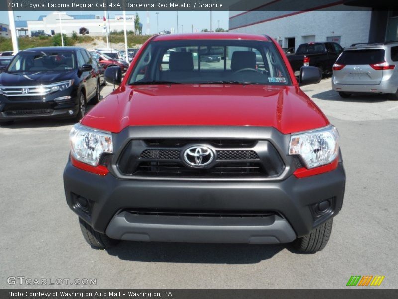 Barcelona Red Metallic / Graphite 2013 Toyota Tacoma Regular Cab 4x4
