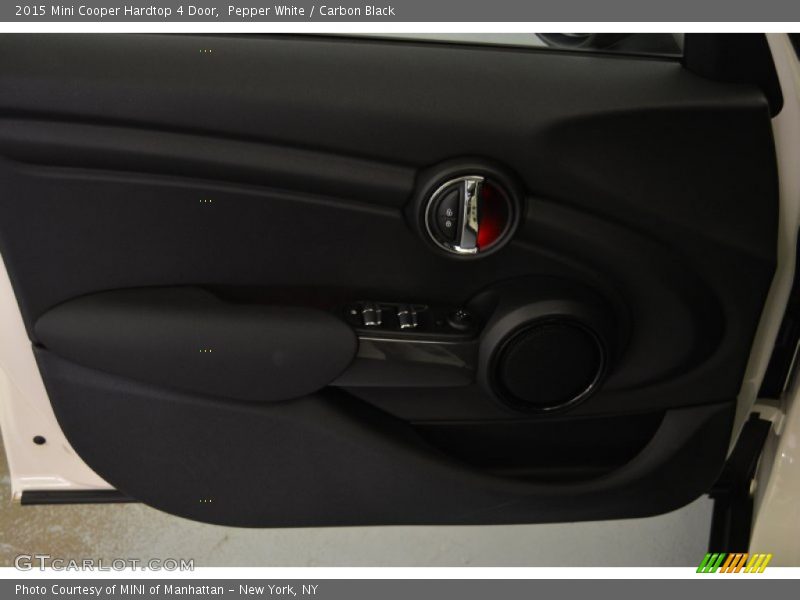 Pepper White / Carbon Black 2015 Mini Cooper Hardtop 4 Door