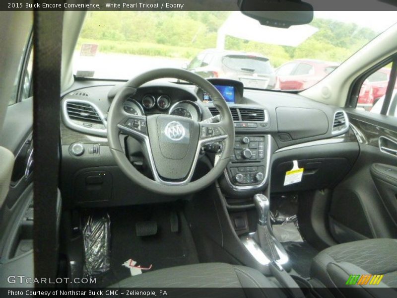 White Pearl Tricoat / Ebony 2015 Buick Encore Convenience