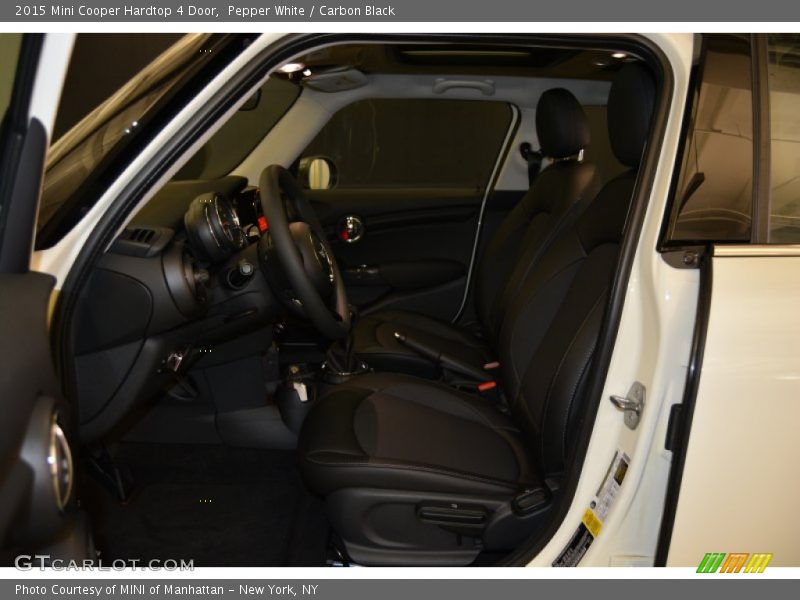 Pepper White / Carbon Black 2015 Mini Cooper Hardtop 4 Door