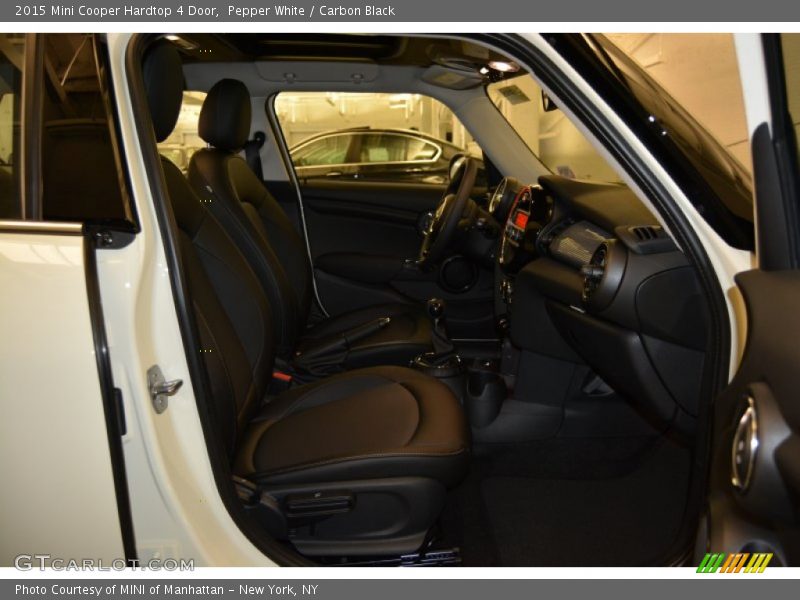 Pepper White / Carbon Black 2015 Mini Cooper Hardtop 4 Door