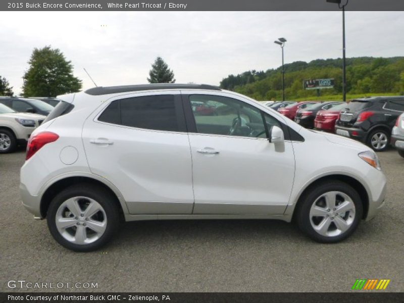 White Pearl Tricoat / Ebony 2015 Buick Encore Convenience