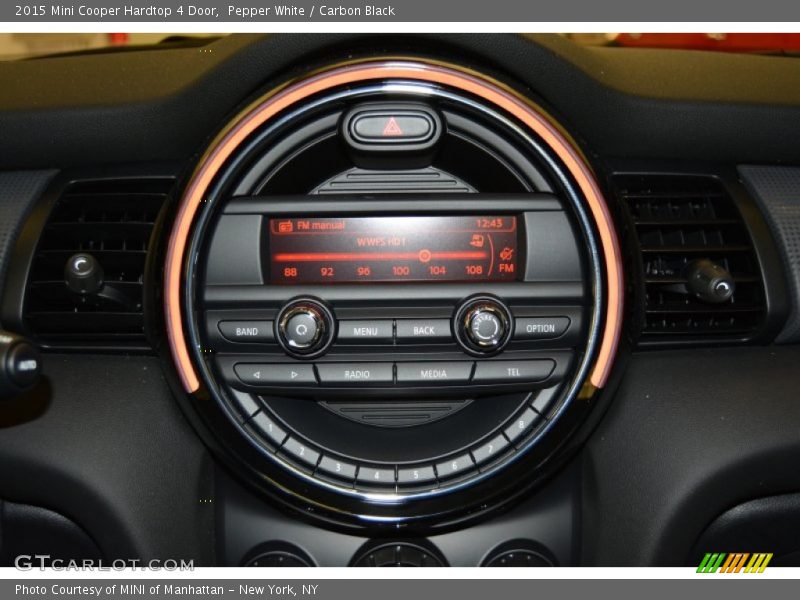 Pepper White / Carbon Black 2015 Mini Cooper Hardtop 4 Door