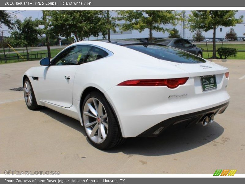 Polaris White / Jet 2016 Jaguar F-TYPE S Coupe