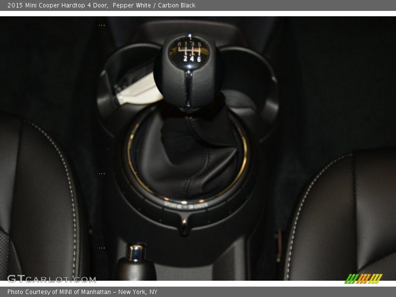 Pepper White / Carbon Black 2015 Mini Cooper Hardtop 4 Door