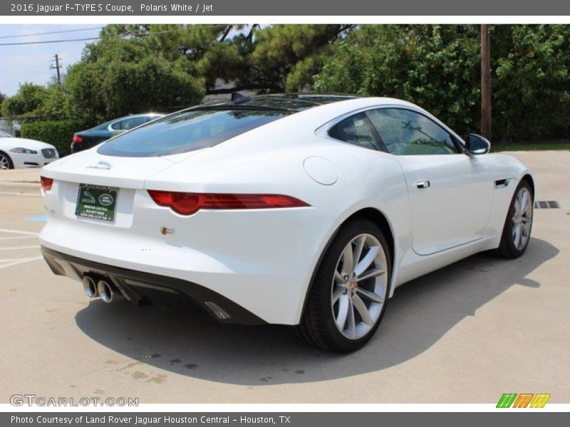 Polaris White / Jet 2016 Jaguar F-TYPE S Coupe