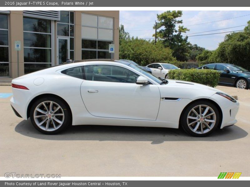 Polaris White / Jet 2016 Jaguar F-TYPE S Coupe