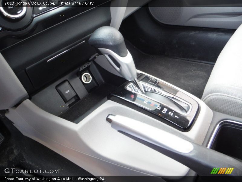 Taffeta White / Gray 2013 Honda Civic EX Coupe