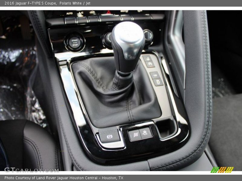 Polaris White / Jet 2016 Jaguar F-TYPE S Coupe