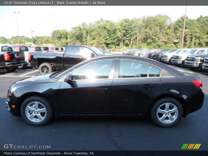 Black Granite Metallic / Jet Black 2016 Chevrolet Cruze Limited LT