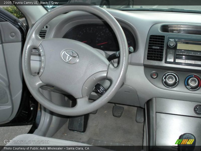 Black / Gray 2005 Toyota Camry LE