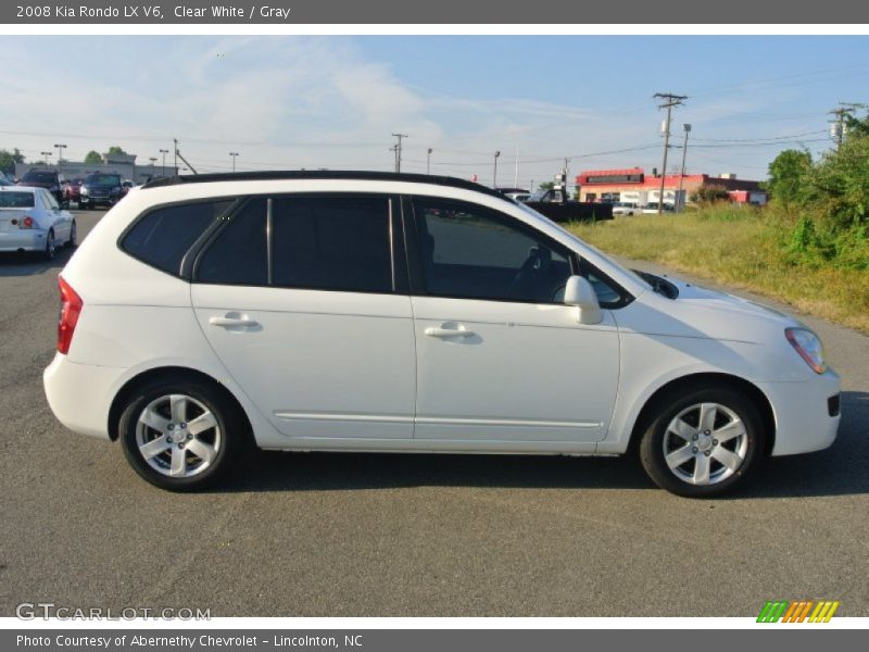 Clear White / Gray 2008 Kia Rondo LX V6