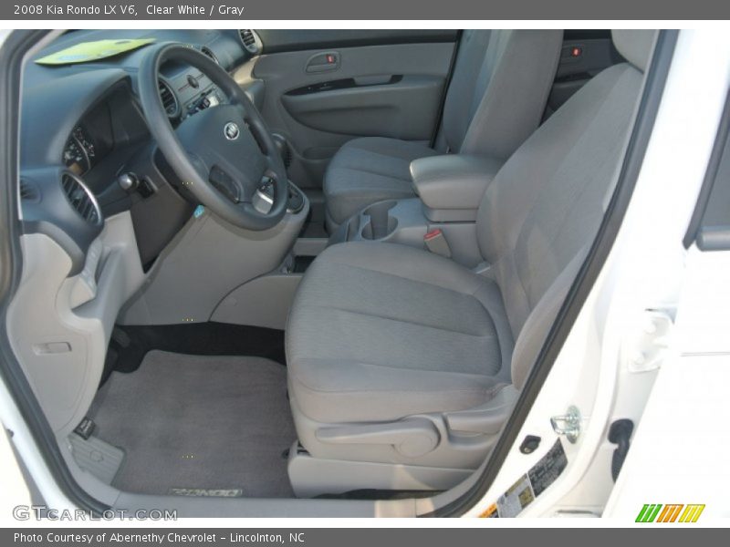 Clear White / Gray 2008 Kia Rondo LX V6