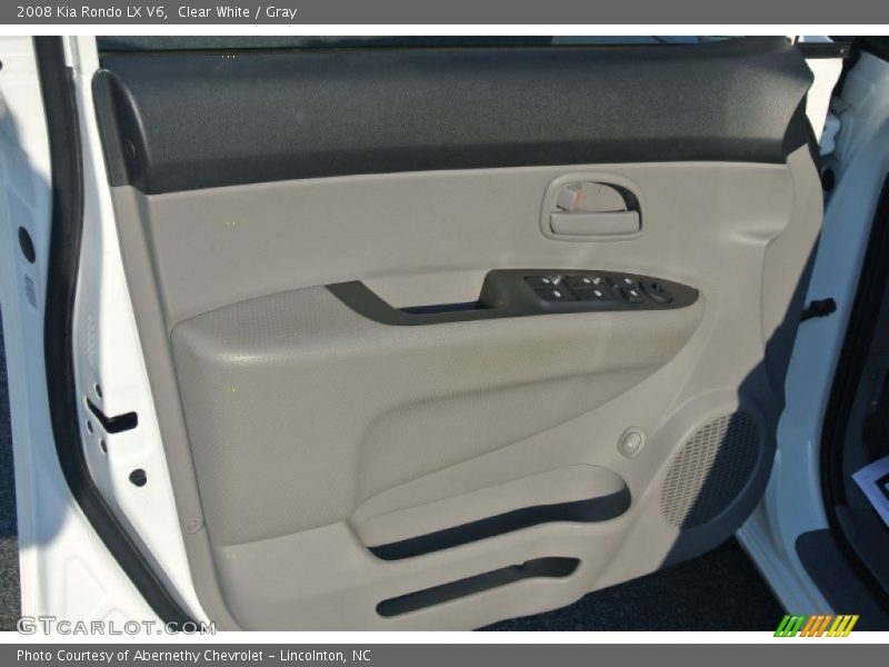 Clear White / Gray 2008 Kia Rondo LX V6