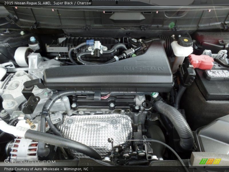 Super Black / Charcoal 2015 Nissan Rogue SL AWD