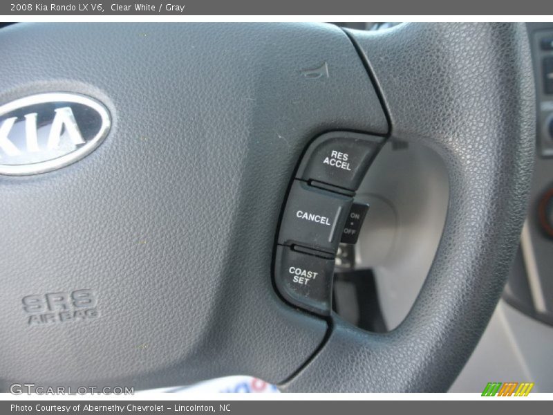 Clear White / Gray 2008 Kia Rondo LX V6