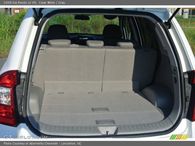 Clear White / Gray 2008 Kia Rondo LX V6