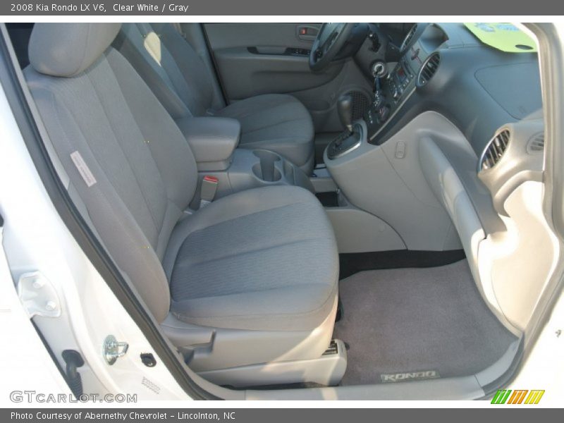 Clear White / Gray 2008 Kia Rondo LX V6