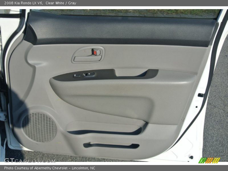 Clear White / Gray 2008 Kia Rondo LX V6