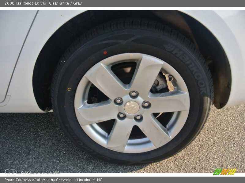 Clear White / Gray 2008 Kia Rondo LX V6
