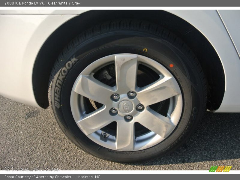 Clear White / Gray 2008 Kia Rondo LX V6