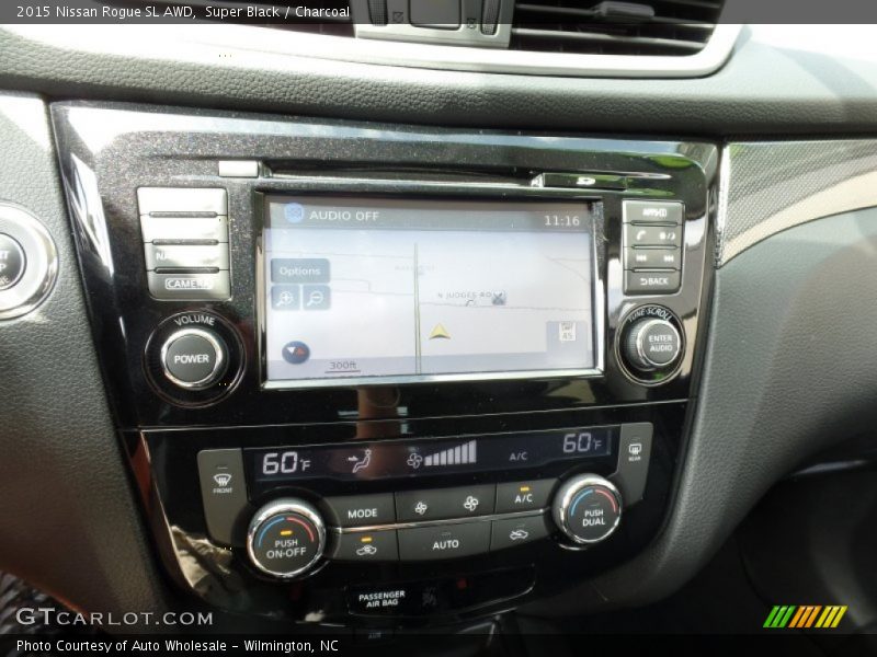 Super Black / Charcoal 2015 Nissan Rogue SL AWD