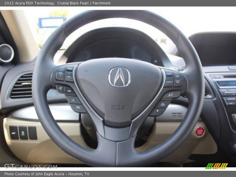 Crystal Black Pearl / Parchment 2013 Acura RDX Technology