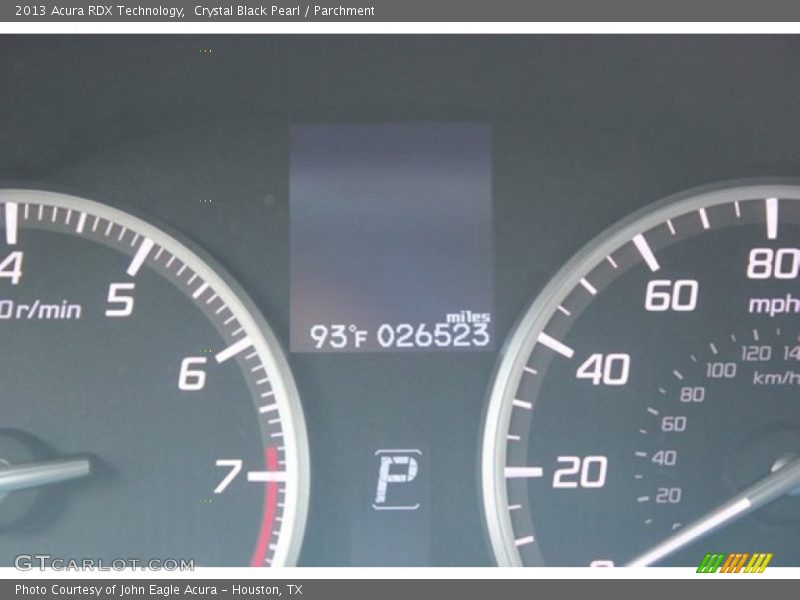 Crystal Black Pearl / Parchment 2013 Acura RDX Technology