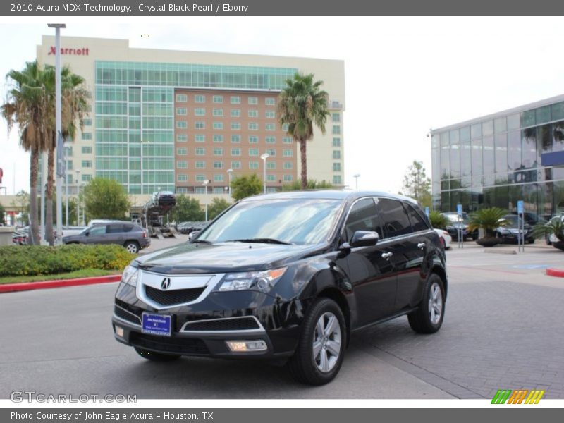 Crystal Black Pearl / Ebony 2010 Acura MDX Technology