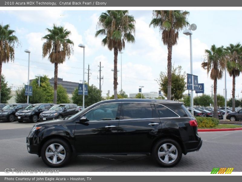 Crystal Black Pearl / Ebony 2010 Acura MDX Technology