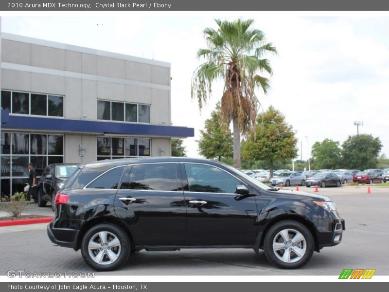 Crystal Black Pearl / Ebony 2010 Acura MDX Technology