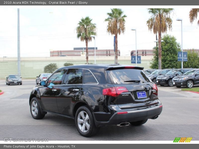 Crystal Black Pearl / Ebony 2010 Acura MDX Technology