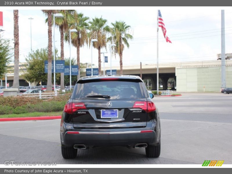 Crystal Black Pearl / Ebony 2010 Acura MDX Technology