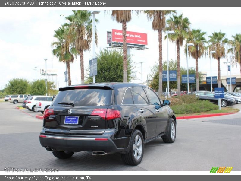 Crystal Black Pearl / Ebony 2010 Acura MDX Technology