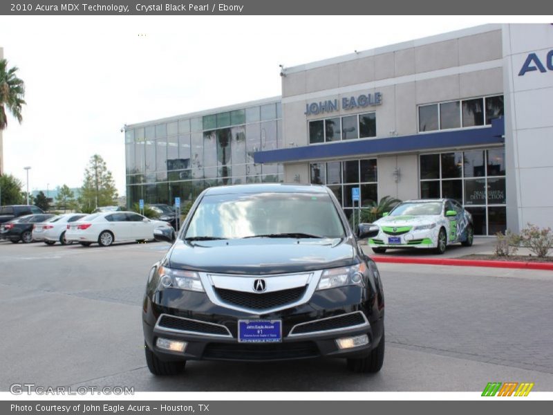 Crystal Black Pearl / Ebony 2010 Acura MDX Technology