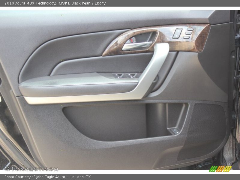 Crystal Black Pearl / Ebony 2010 Acura MDX Technology