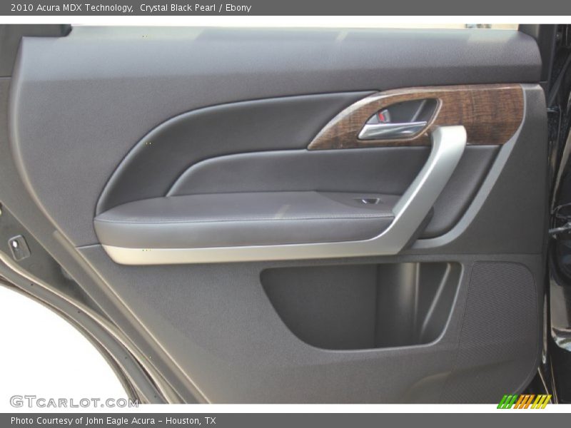 Crystal Black Pearl / Ebony 2010 Acura MDX Technology