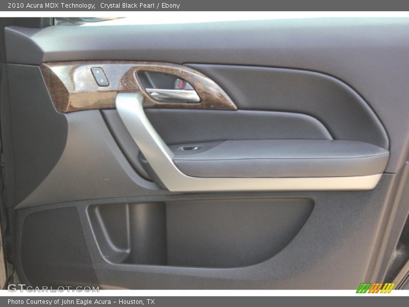 Crystal Black Pearl / Ebony 2010 Acura MDX Technology