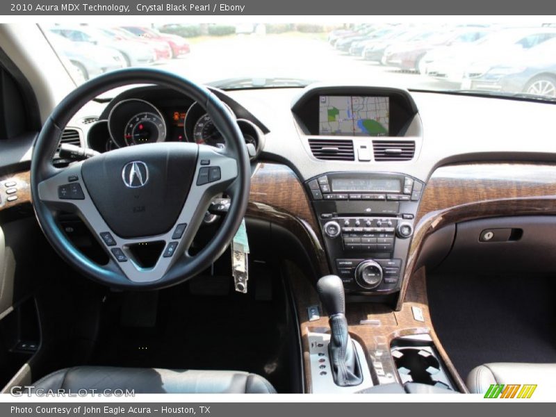 Crystal Black Pearl / Ebony 2010 Acura MDX Technology