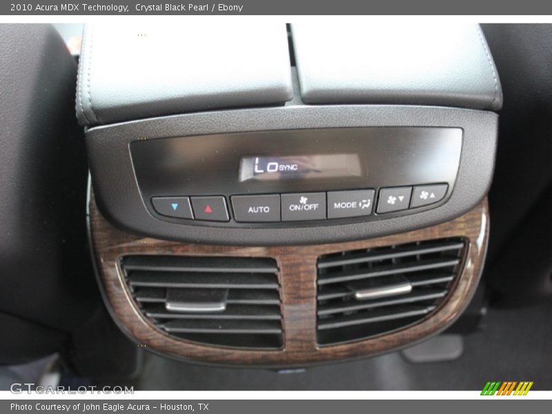Crystal Black Pearl / Ebony 2010 Acura MDX Technology