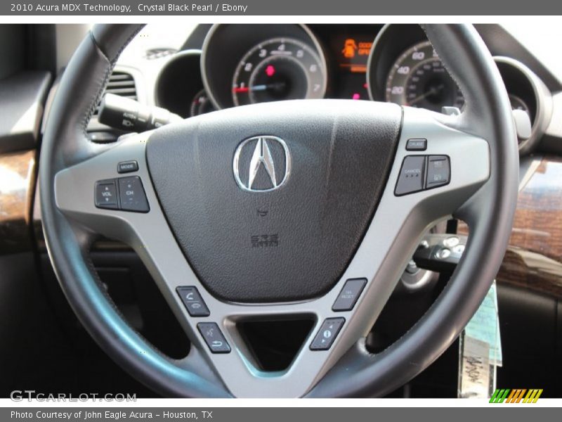 Crystal Black Pearl / Ebony 2010 Acura MDX Technology
